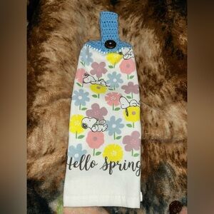 Snoopy Spring Kitchen Towel